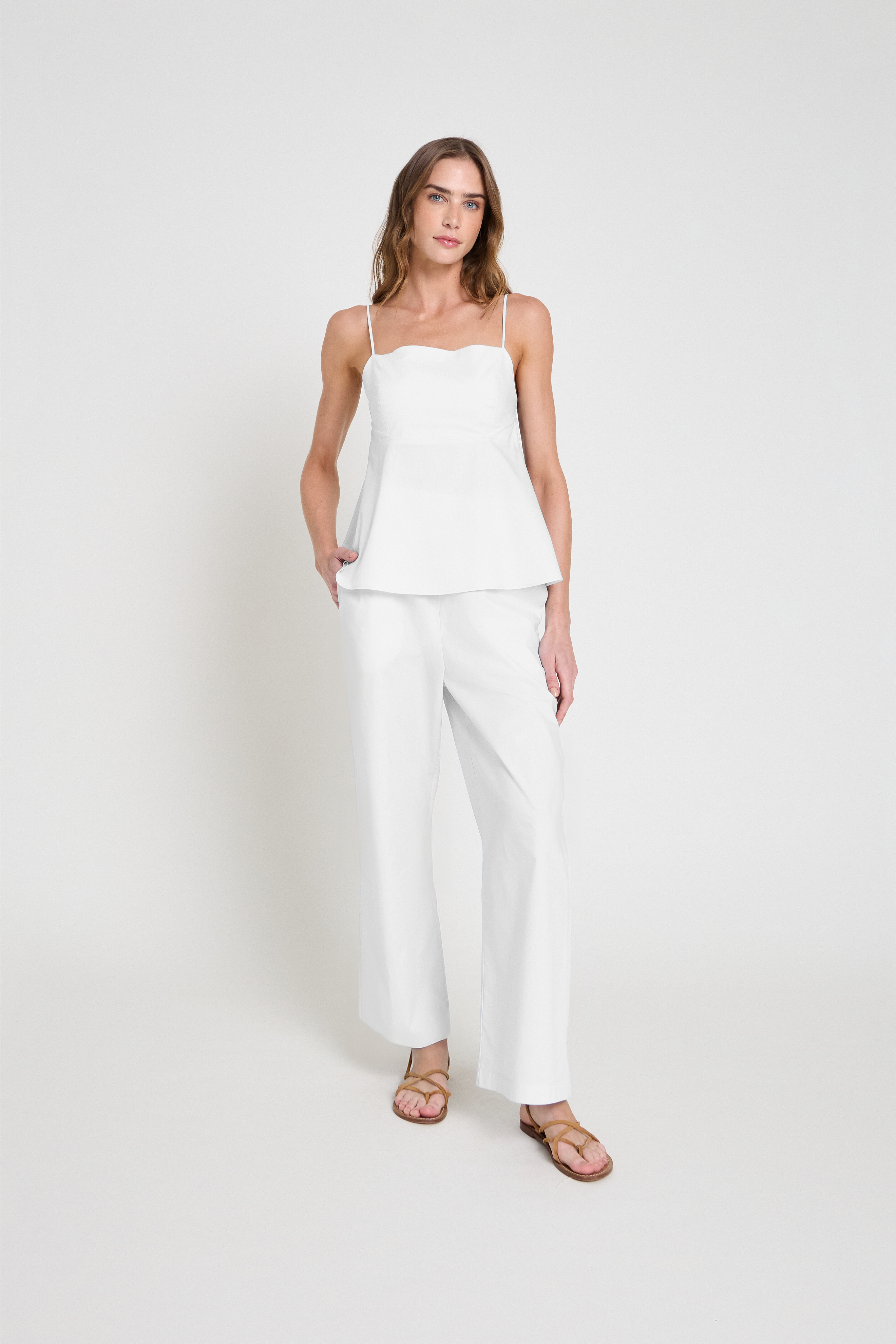 Blusa em tricoline - Branco