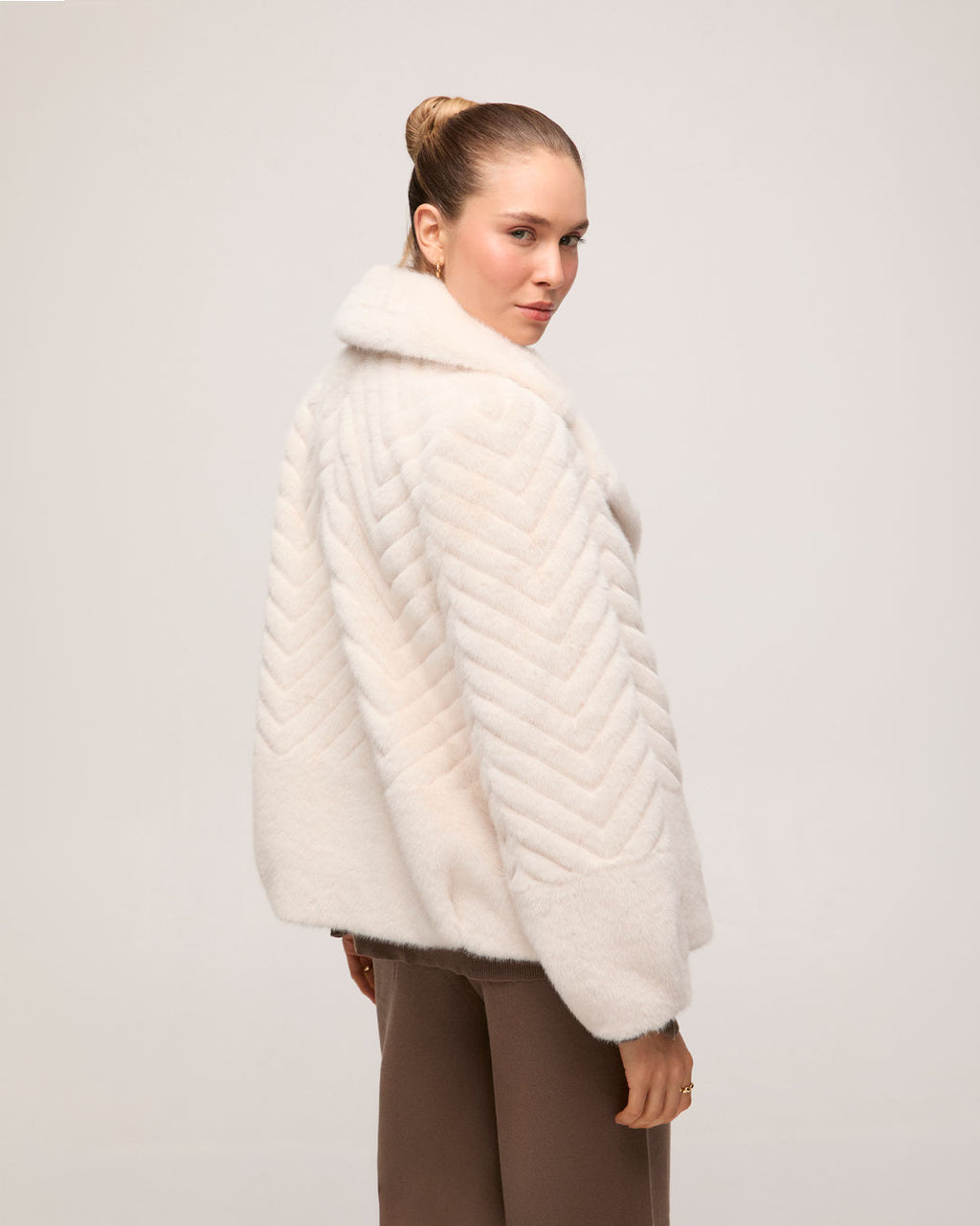 Jaqueta Faux Fur - Off White