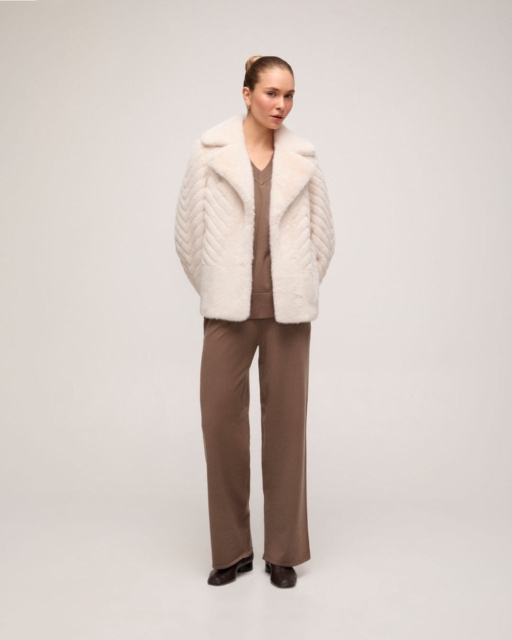 Jaqueta Faux Fur - Off White