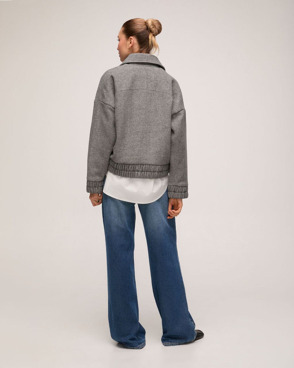 Jaqueta Twill - Cinza