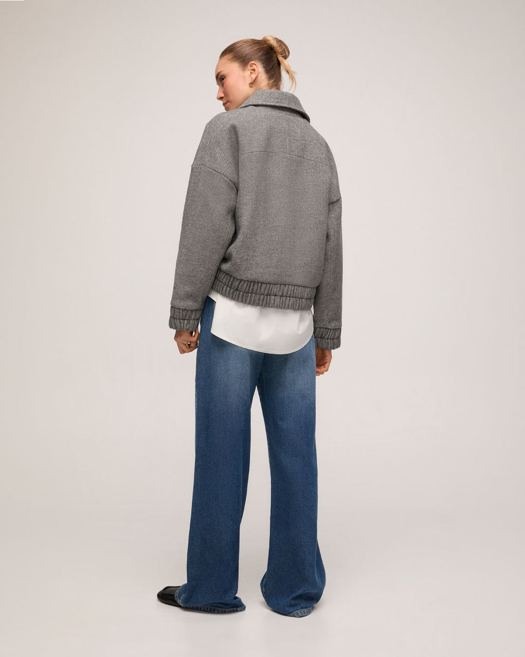 Jaqueta Twill - Cinza