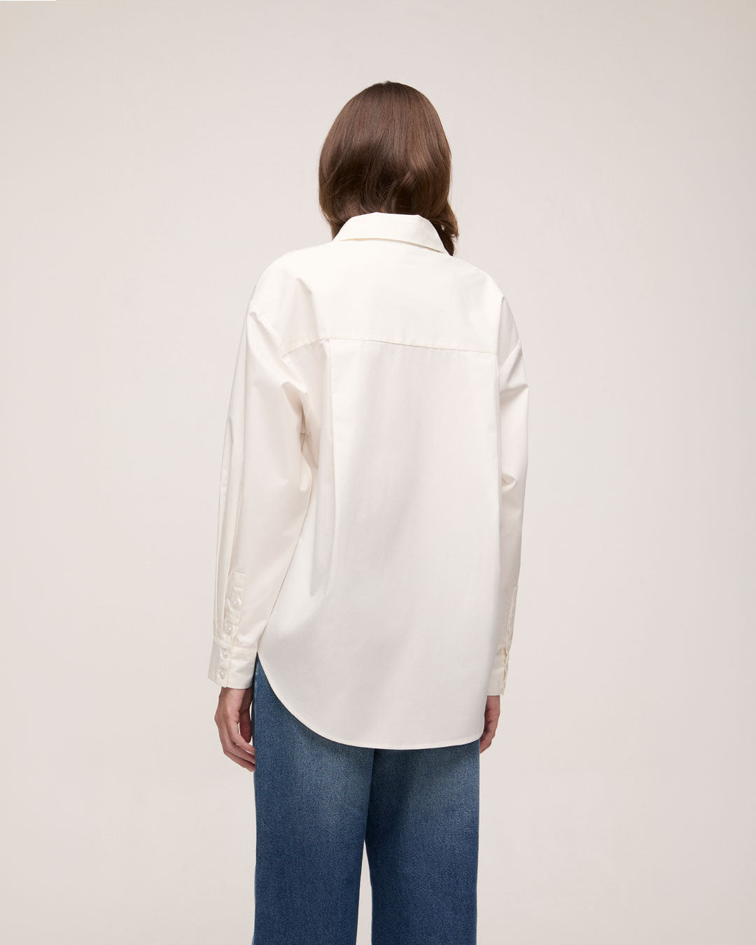 Camisa Tricoline Algodão - Off White
