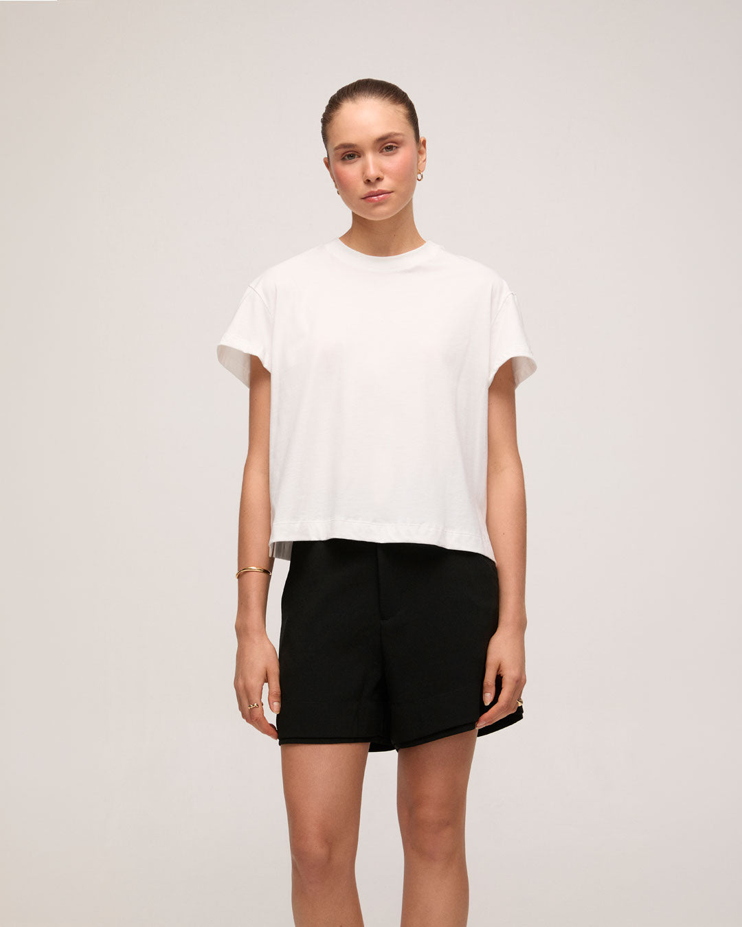 Camiseta em Algodão Pima - Off White