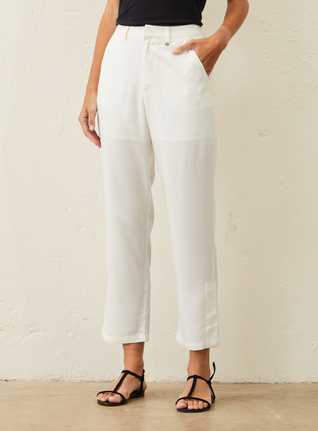 Calça Alfaiataria - Off-White