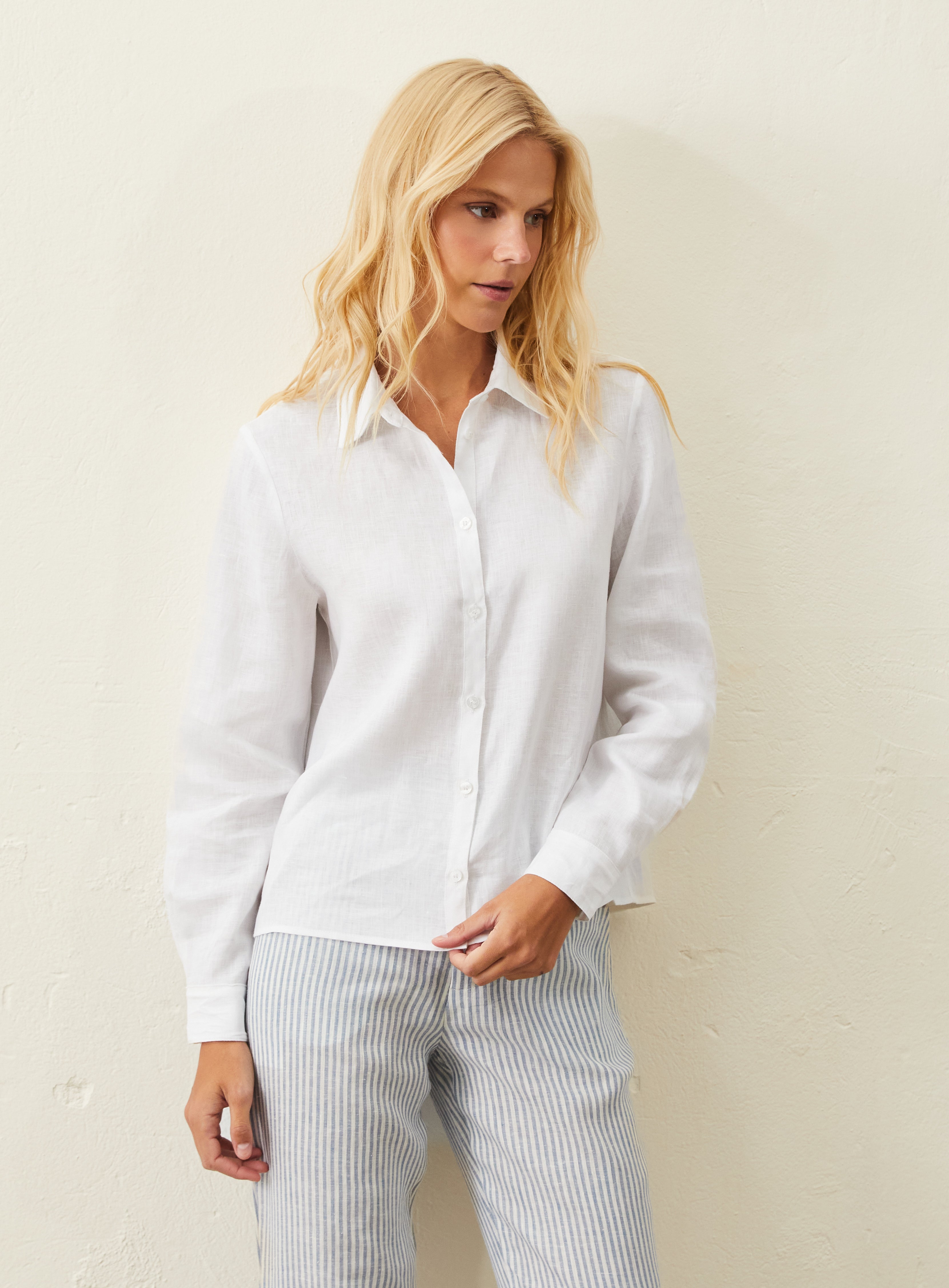 Camisa De Linho - Branco