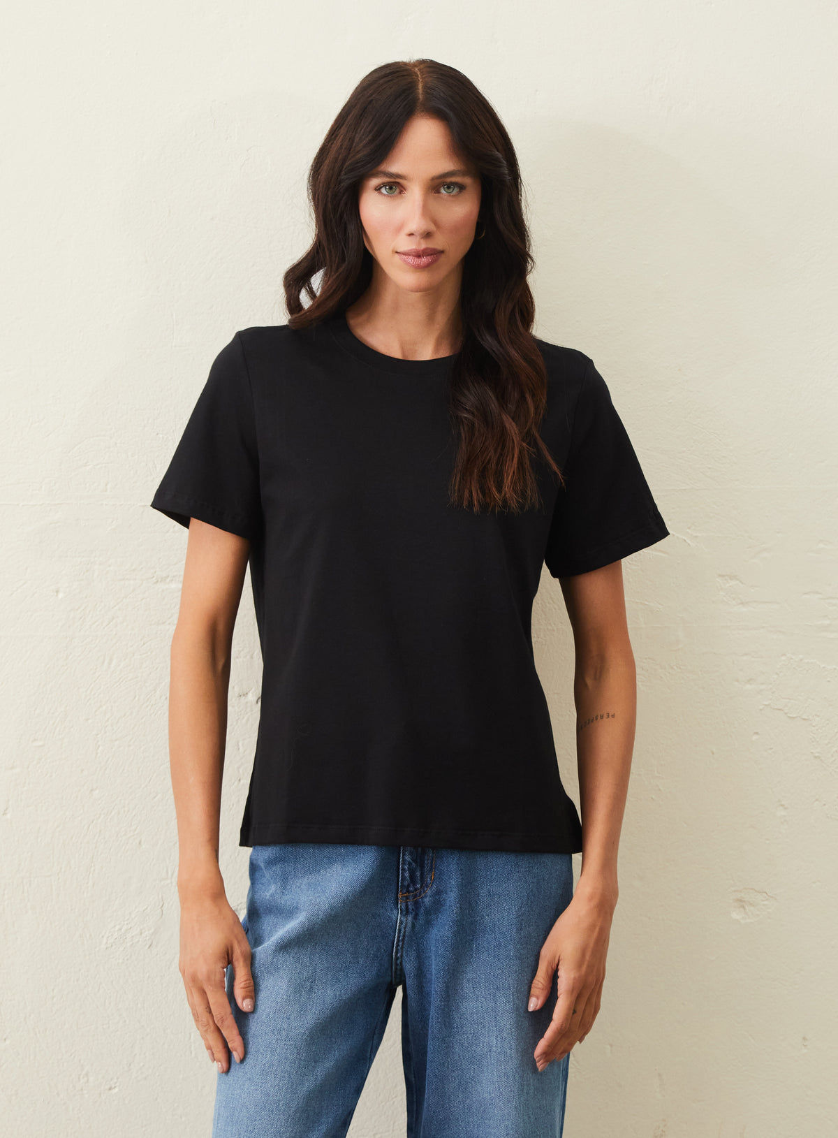 Camiseta De Malha Pima - Preto