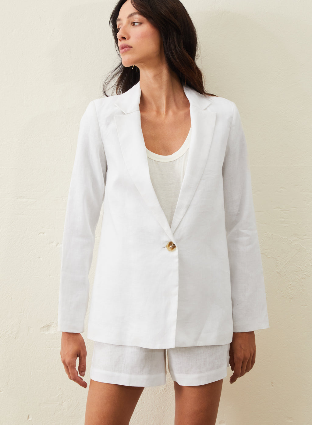 Blazer De Linho - Branco