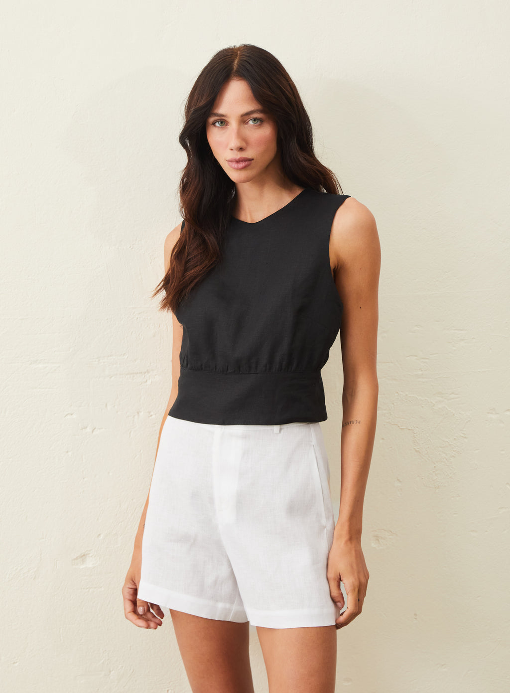 Blusa De Linho - Preto