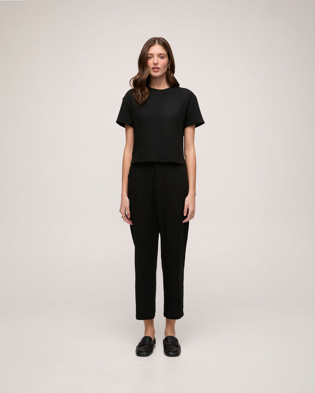 Blusa em Crepe Patou - Preto