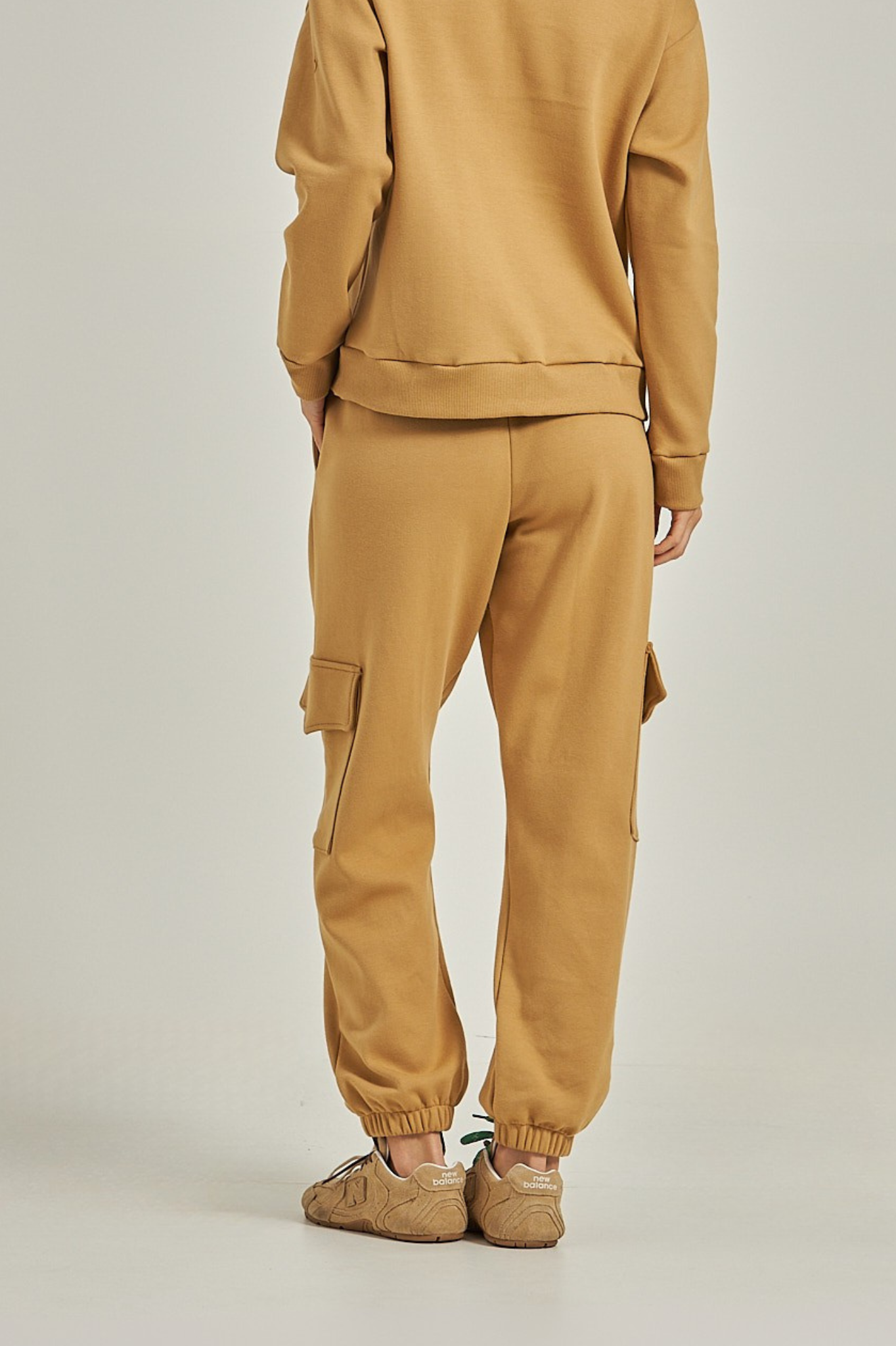 Calça jogger c/ bolso - Caramelo