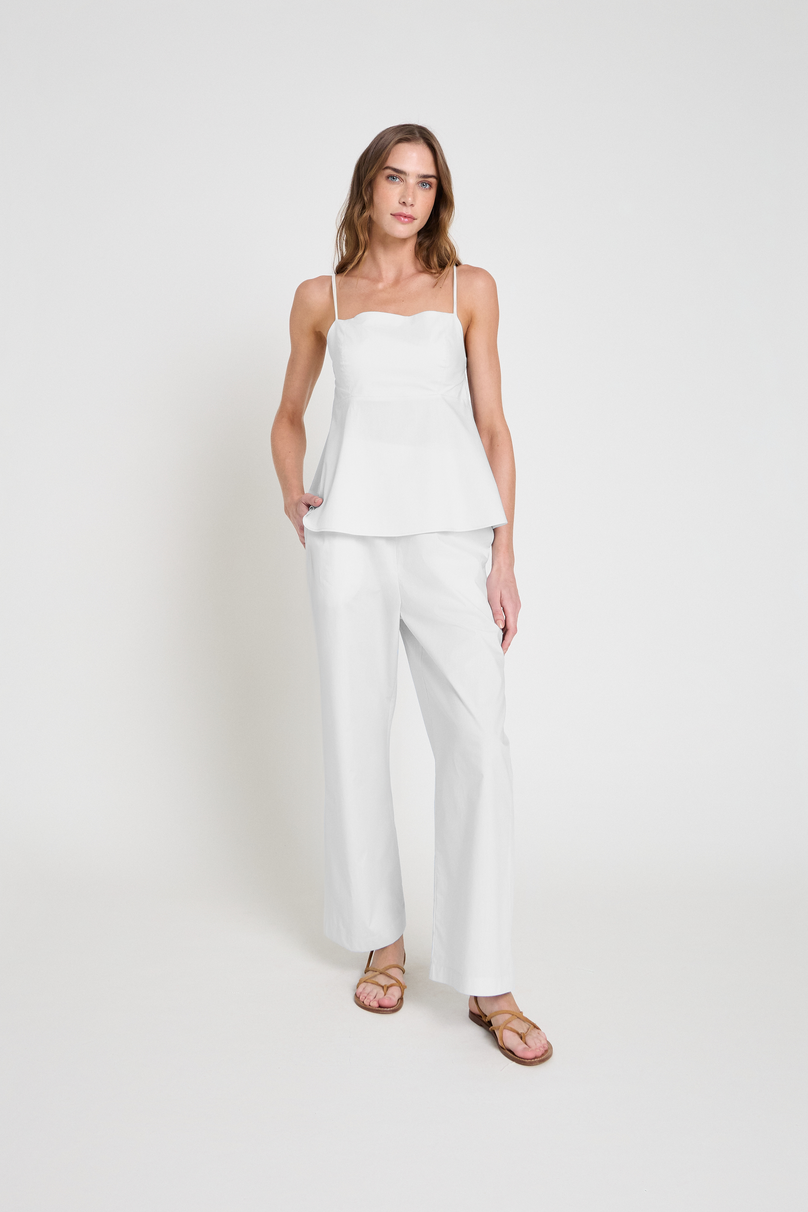 Blusa em tricoline - Branco