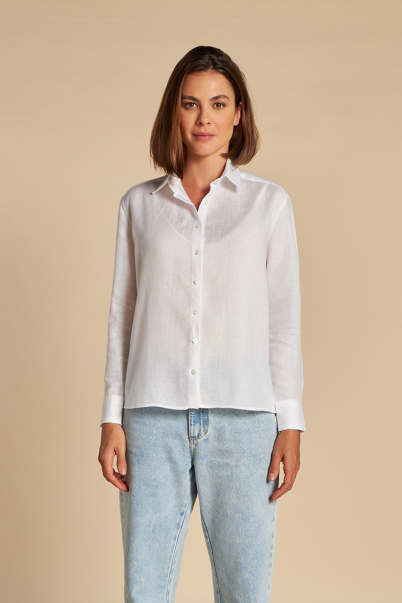 Camisa Linho Branca