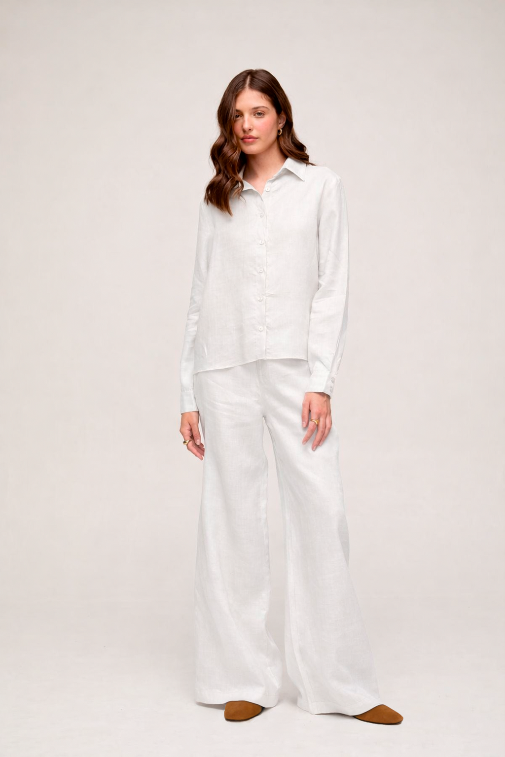 Camisa em linho - Branco