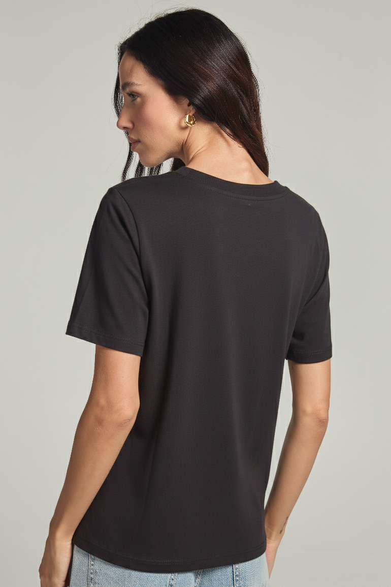 Camiseta Pima Calcário