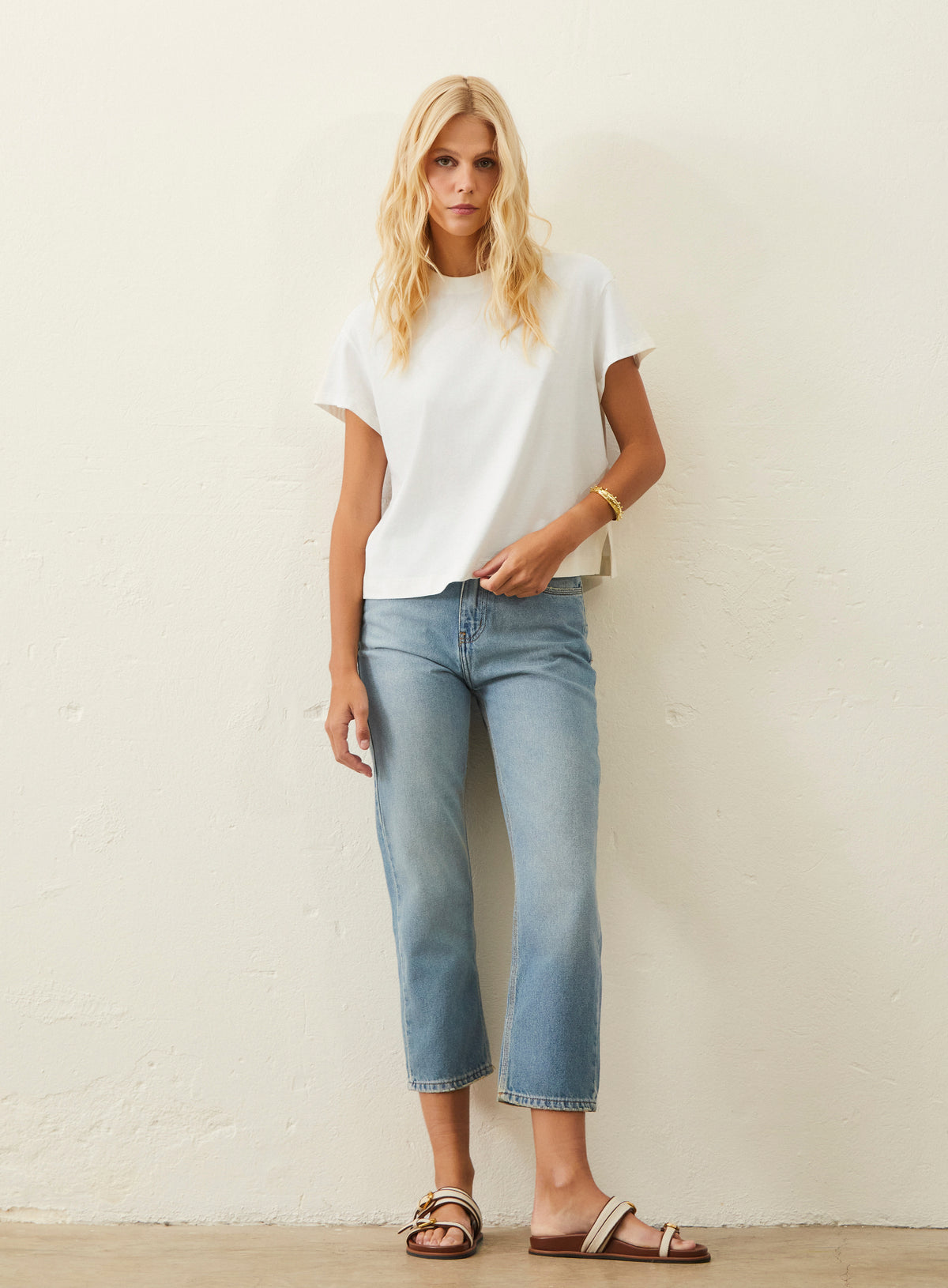 Camiseta De Malha Pima - Off-White