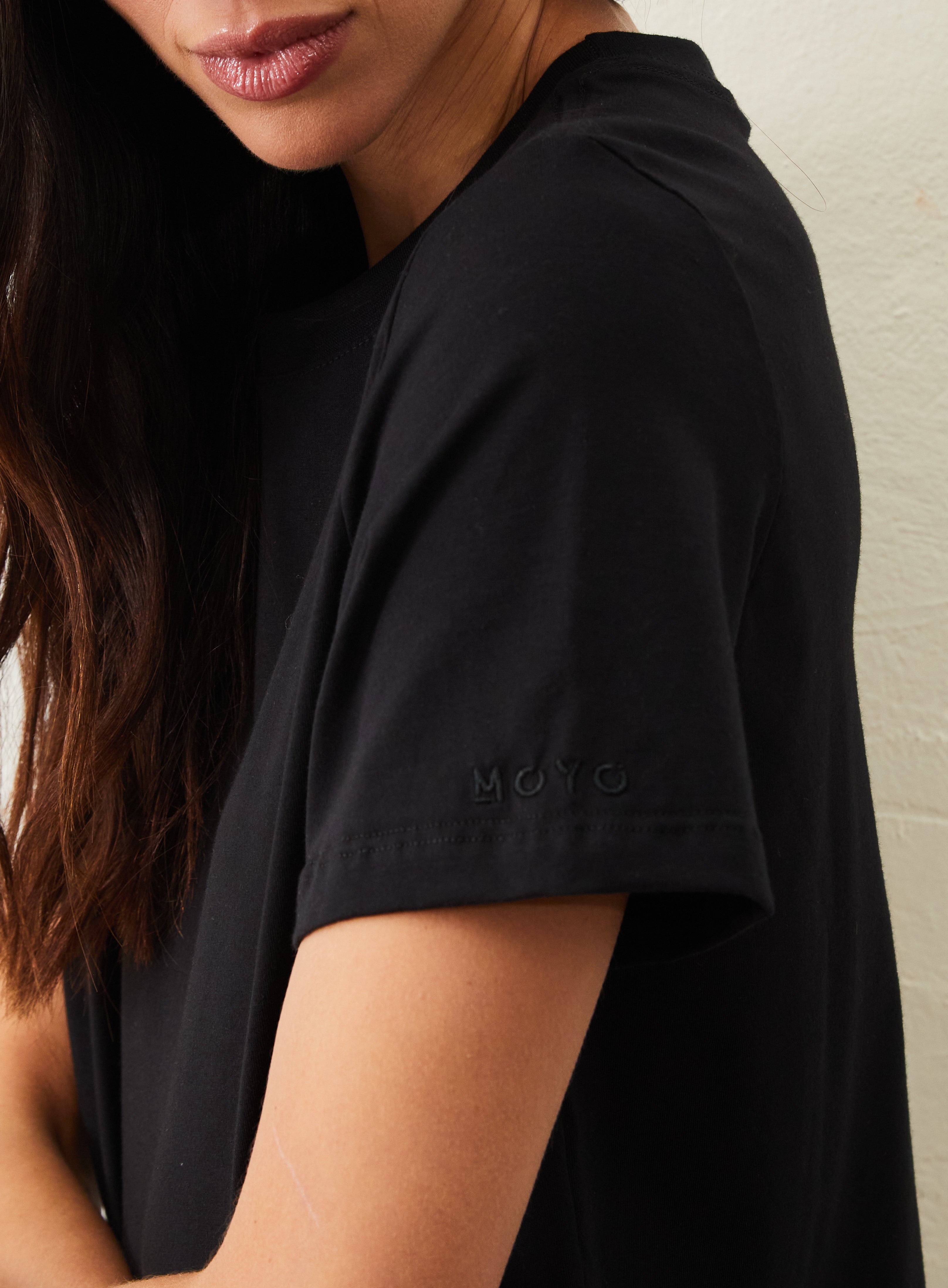 Camiseta De Malha Pima - Preto