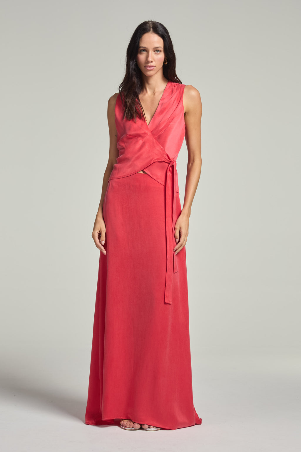 Blusa em cupro - Vermelha