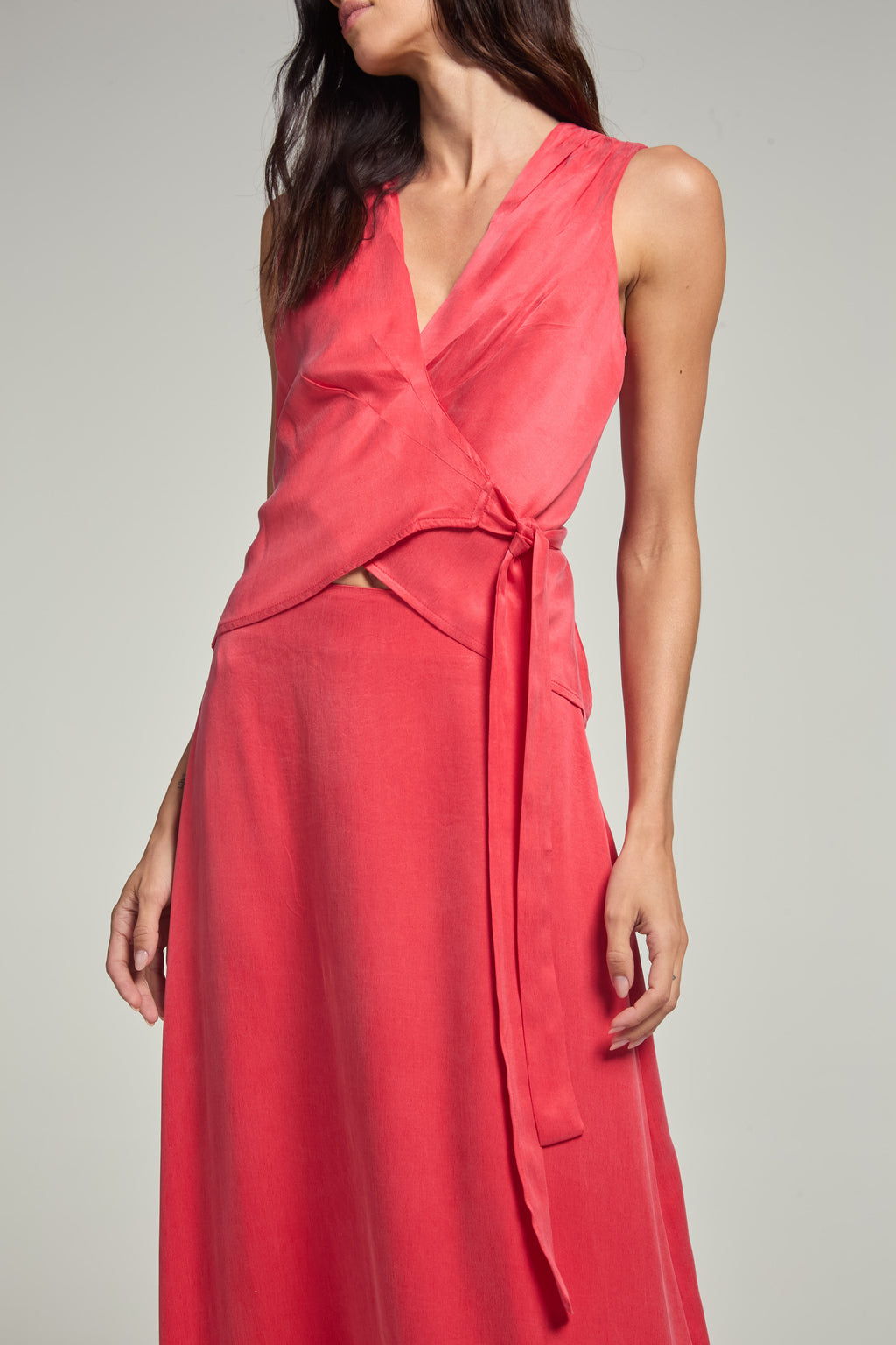 Blusa em cupro - Vermelha