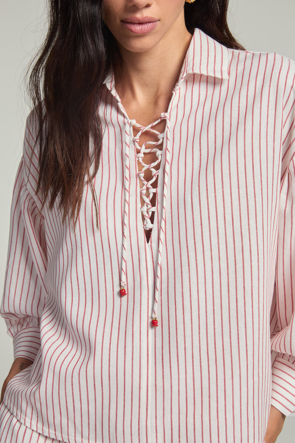 Blusa em linho - Listrado