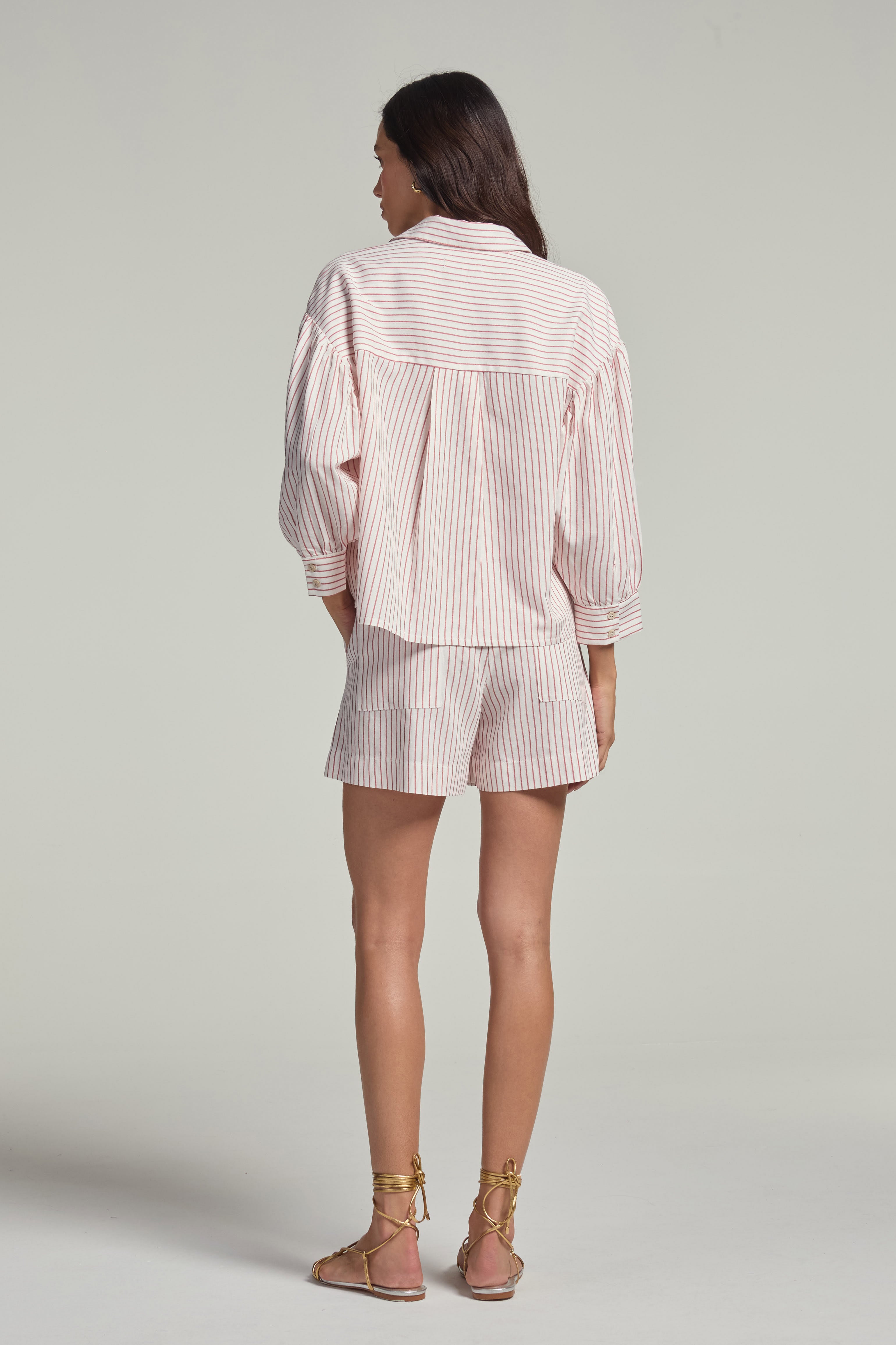 Blusa em linho - Listrado