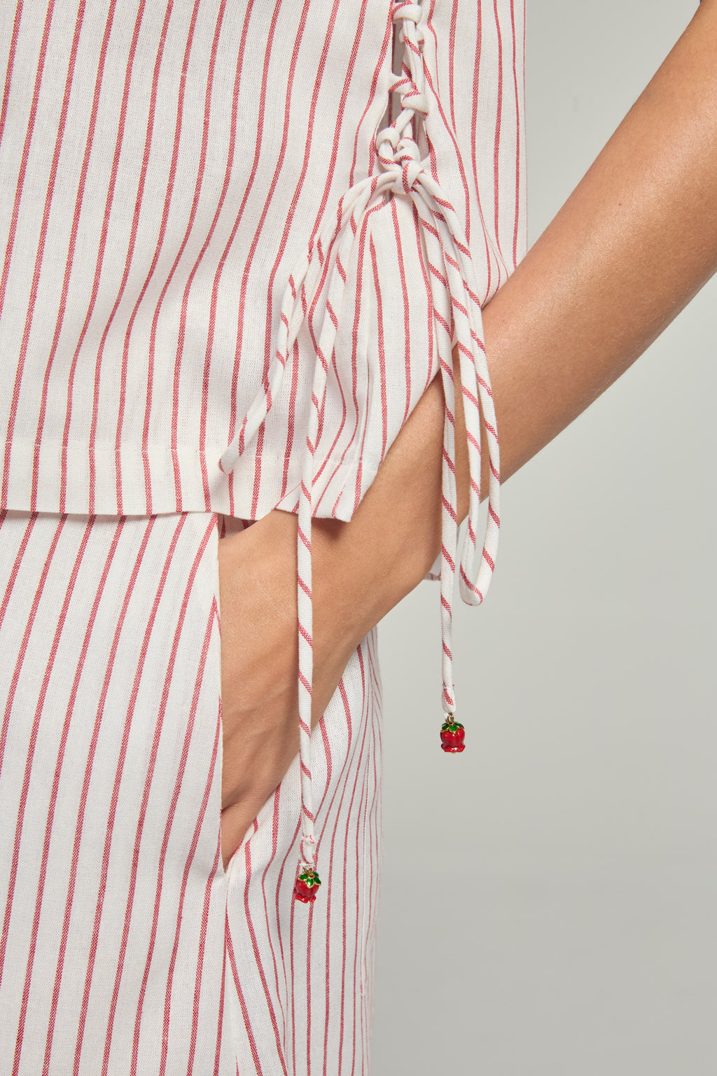 Regata em linho - Listrado