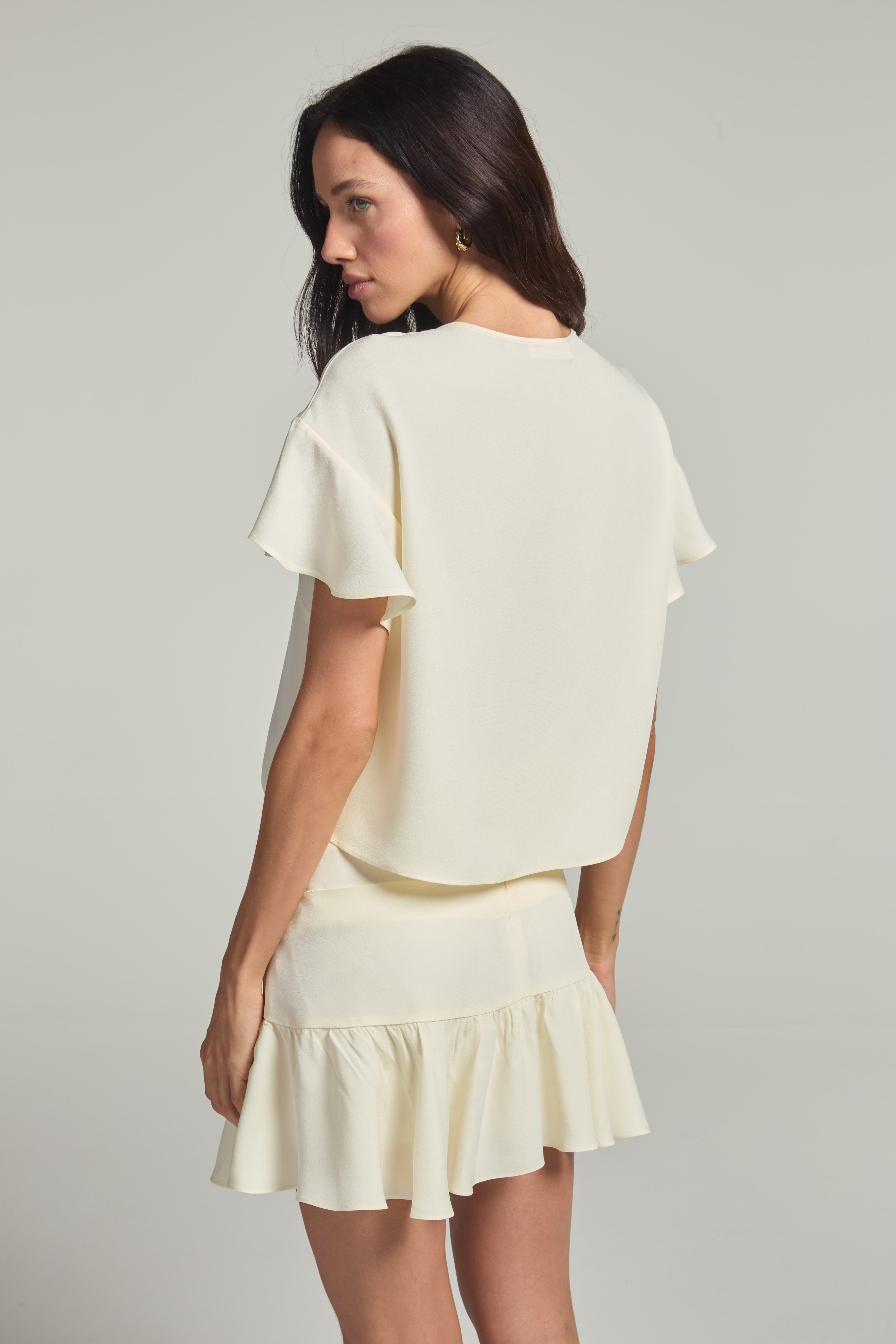 Saia em crepe - Papel