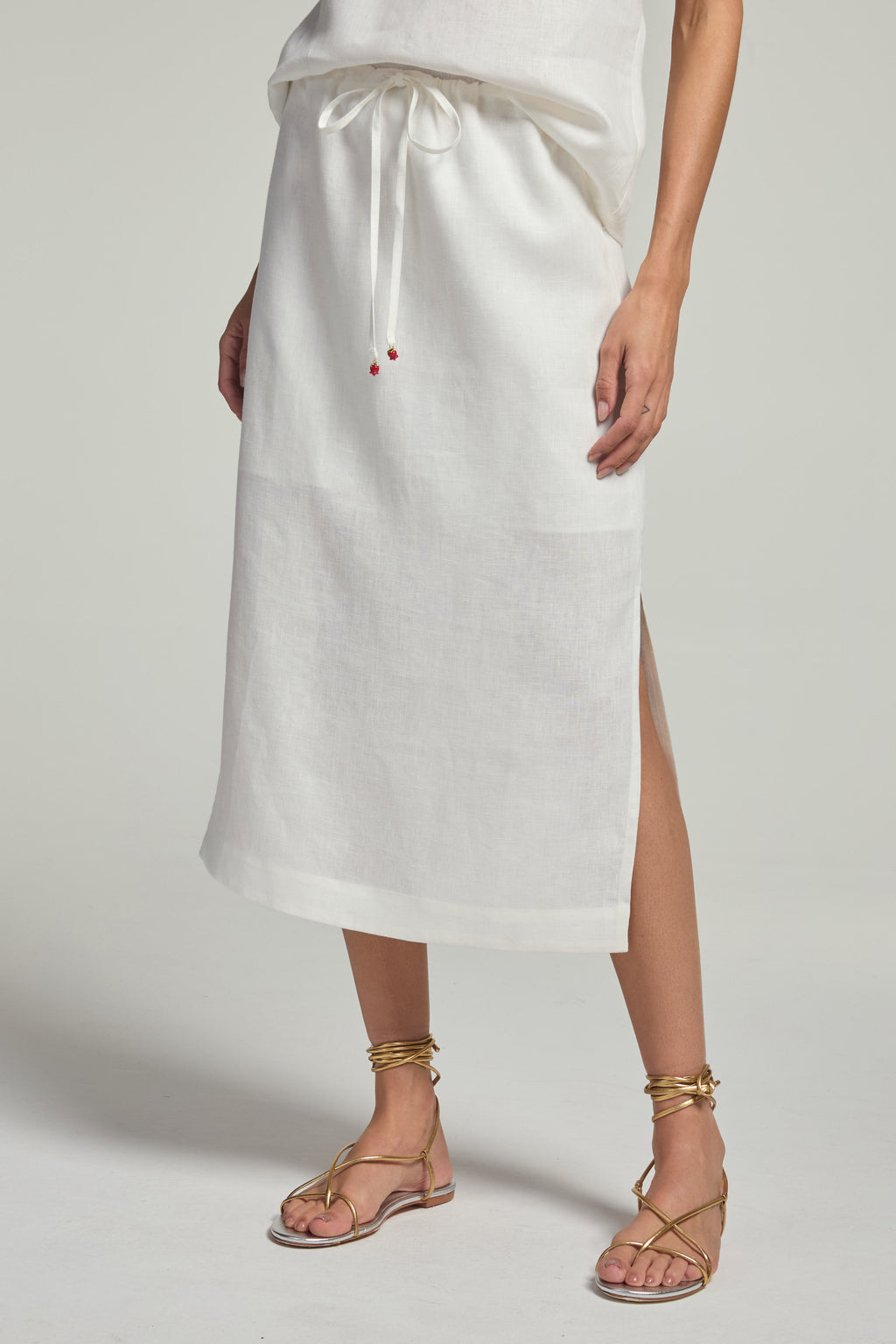 Saia em linho - Off White