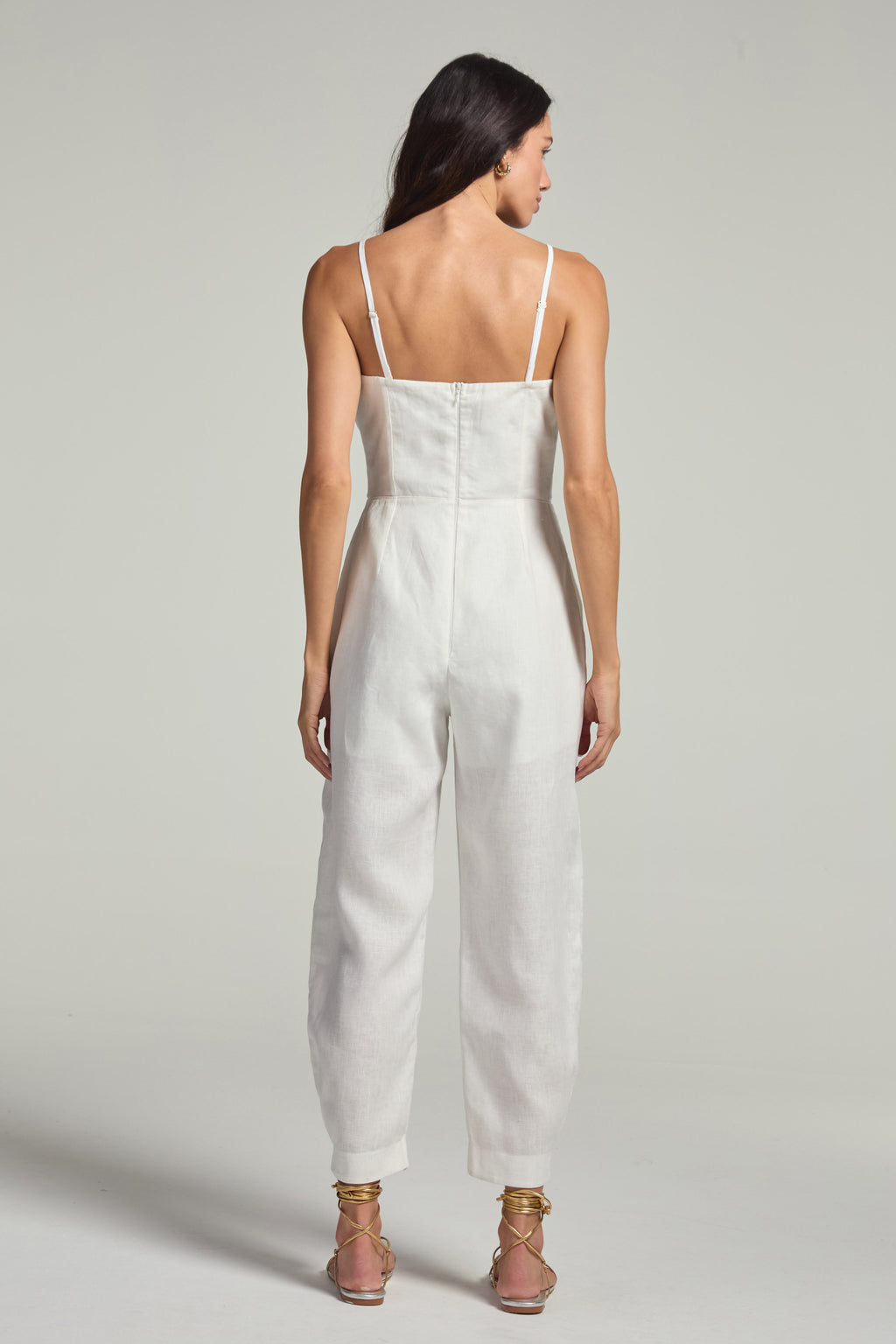 Macacão em linho - Off White