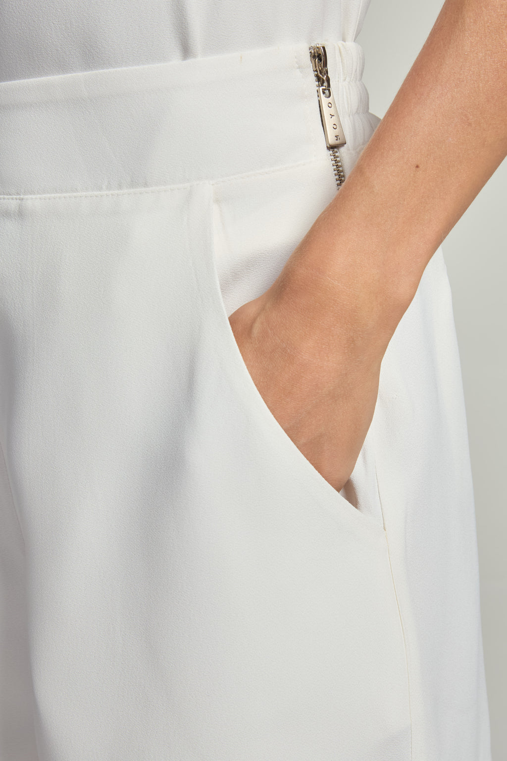 Shorts em crepe - Off White