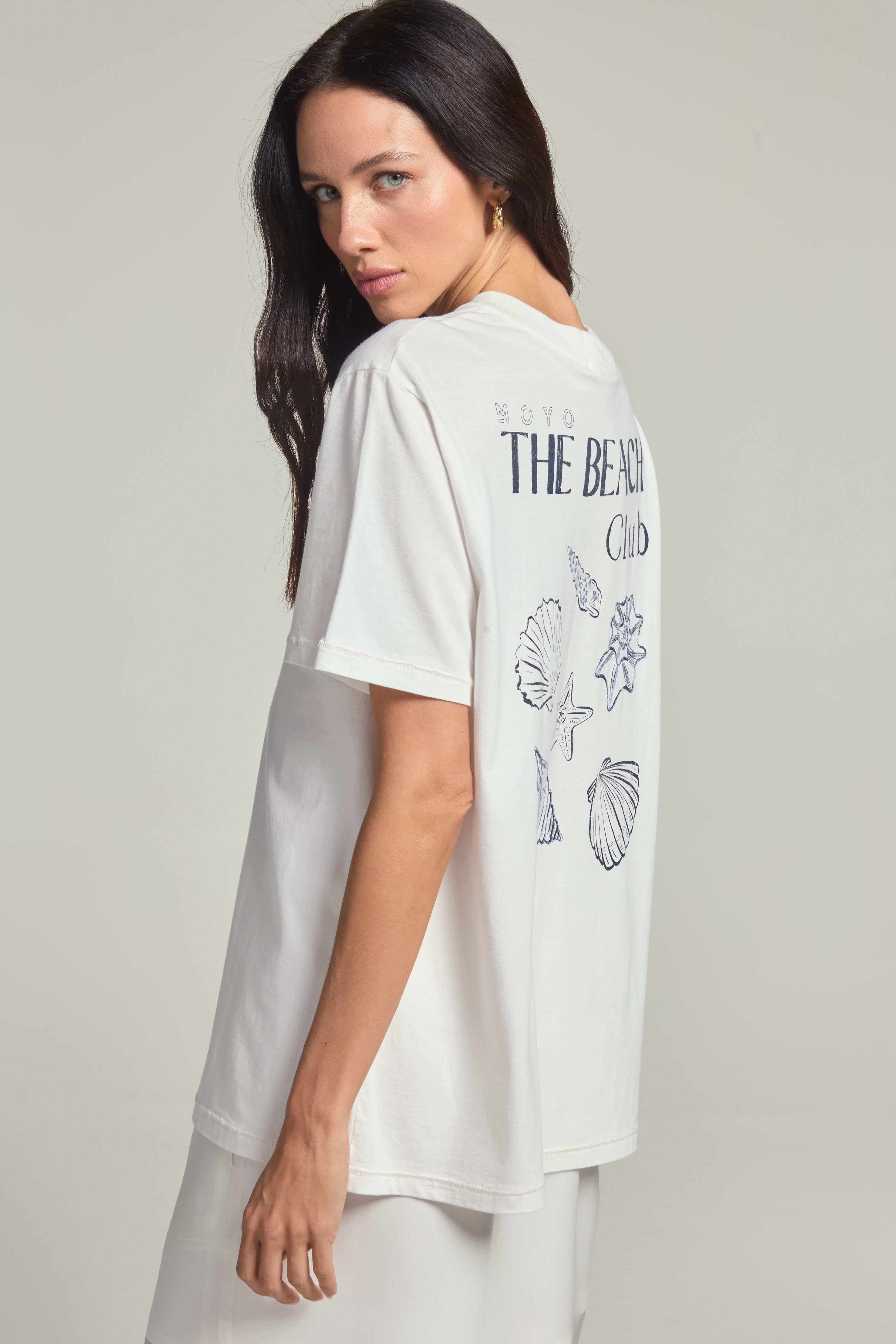 Camiseta em malha - Off White