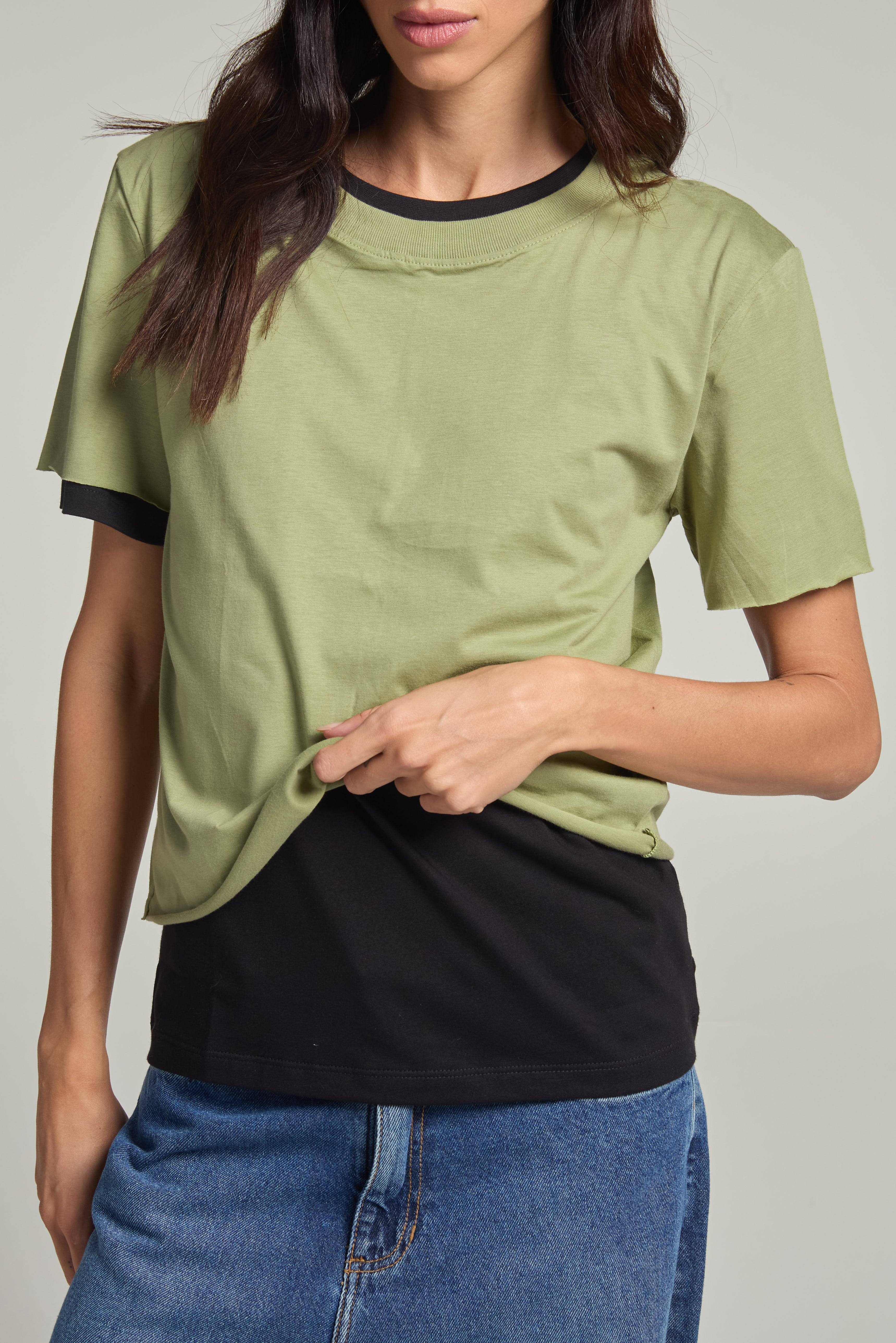 Camiseta Malha Corte Laser Matchá