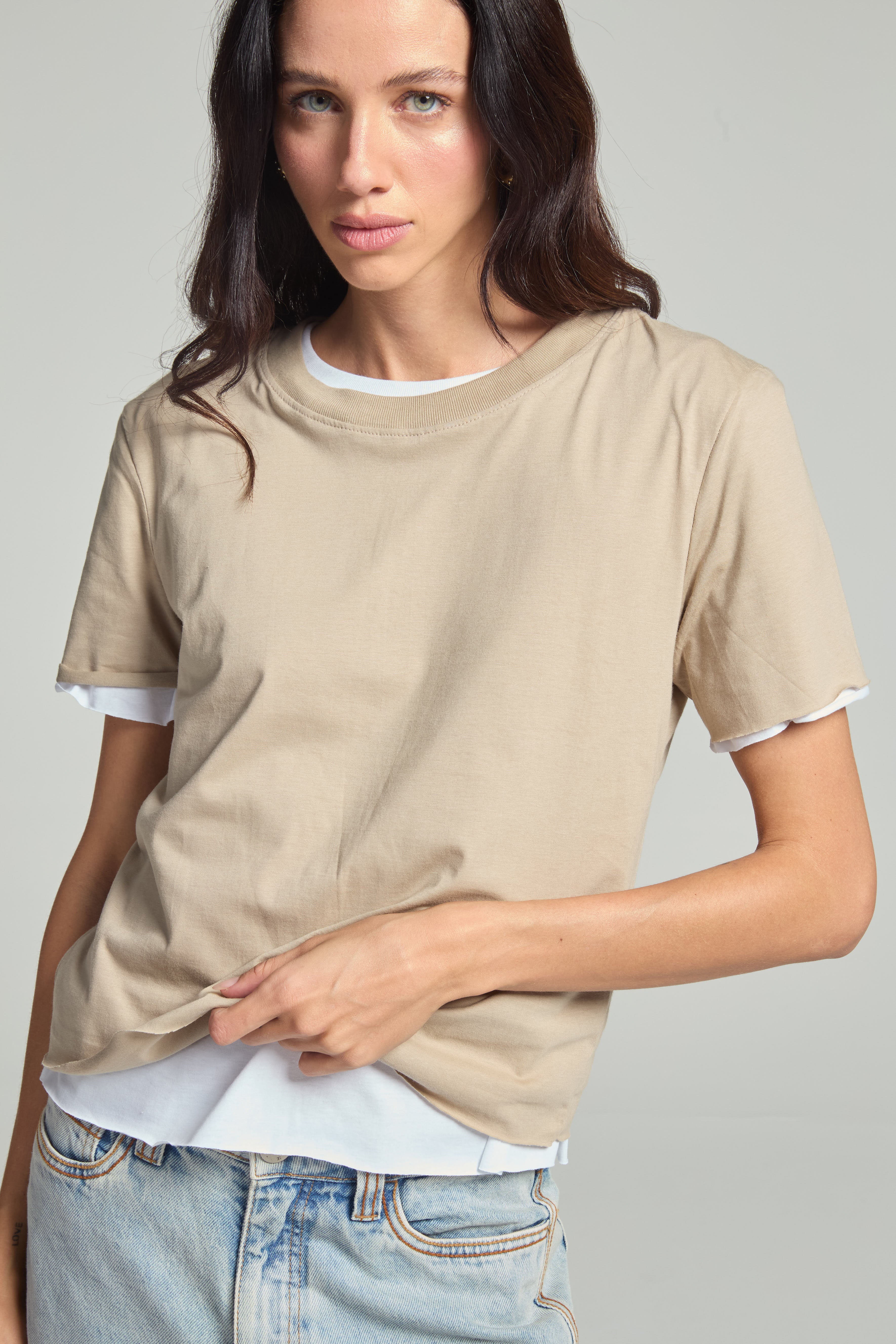 Camiseta Malha Corte Laser Macchiato