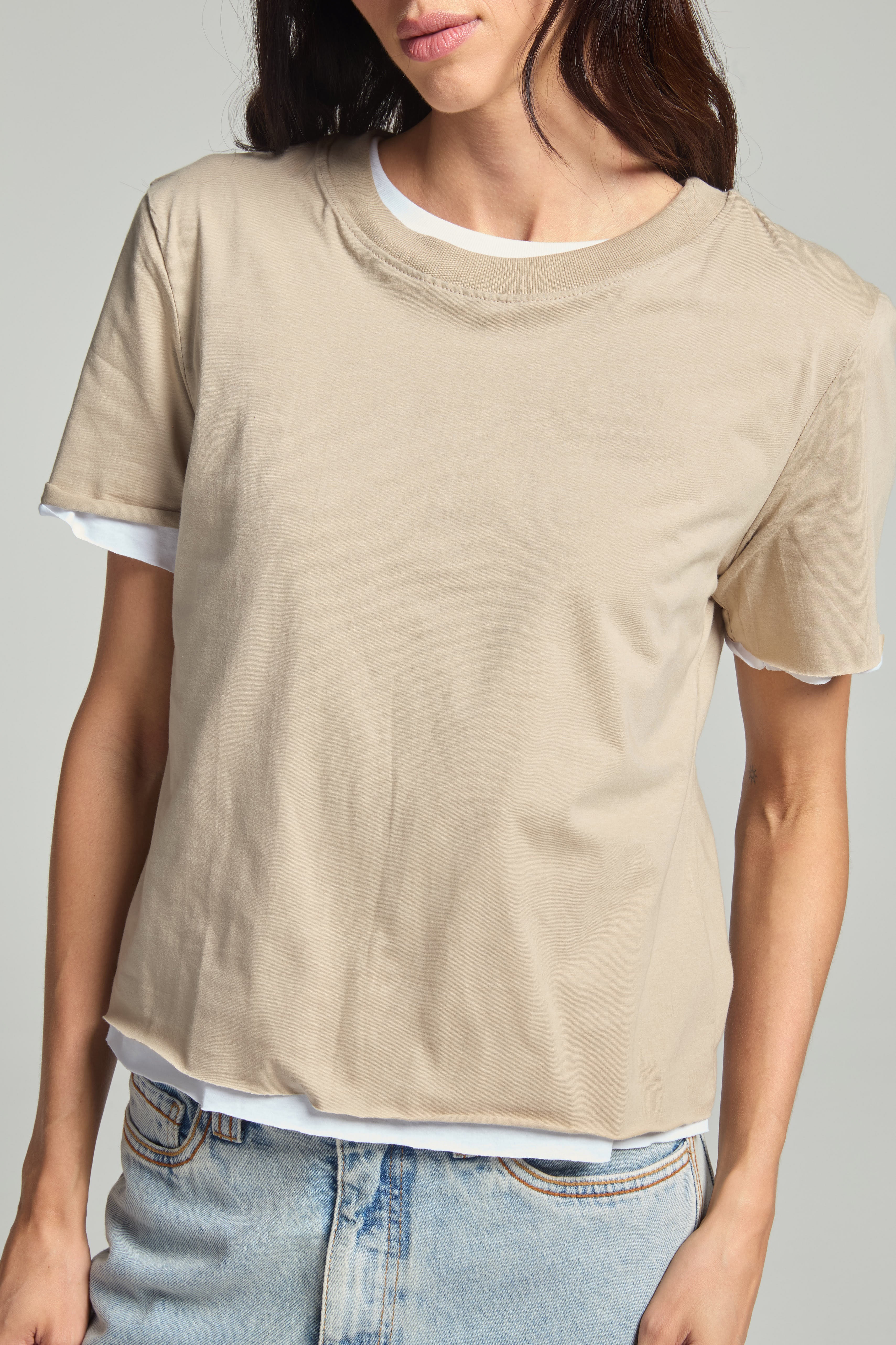 Camiseta Malha Corte Laser Macchiato