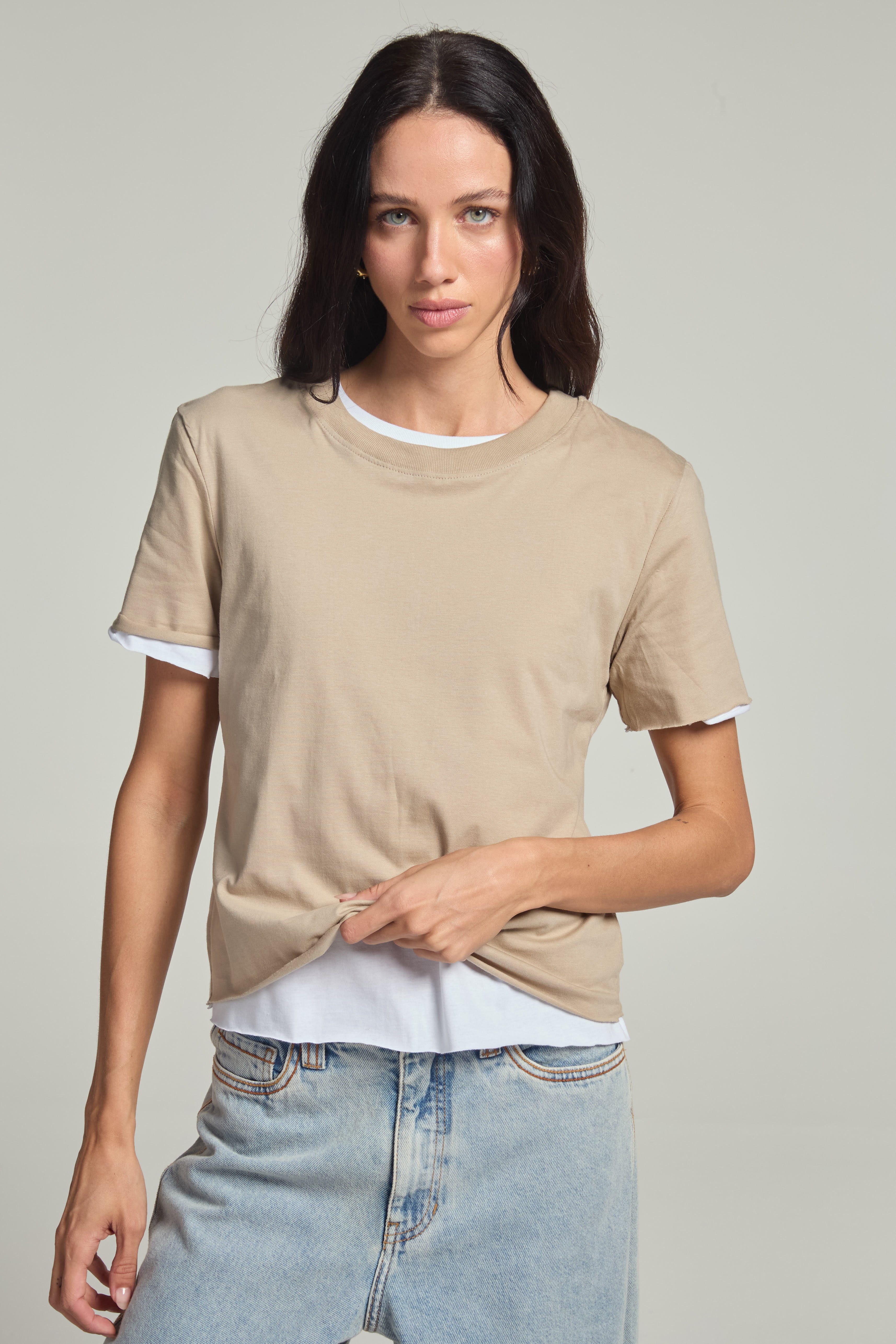 Camiseta Malha Corte Laser Macchiato