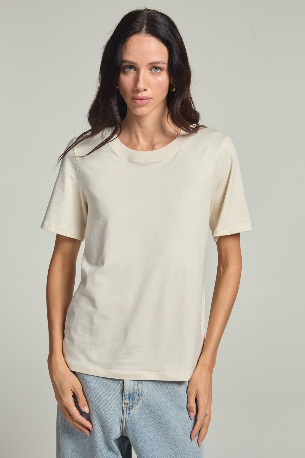 Camiseta Pima Grão de Areia