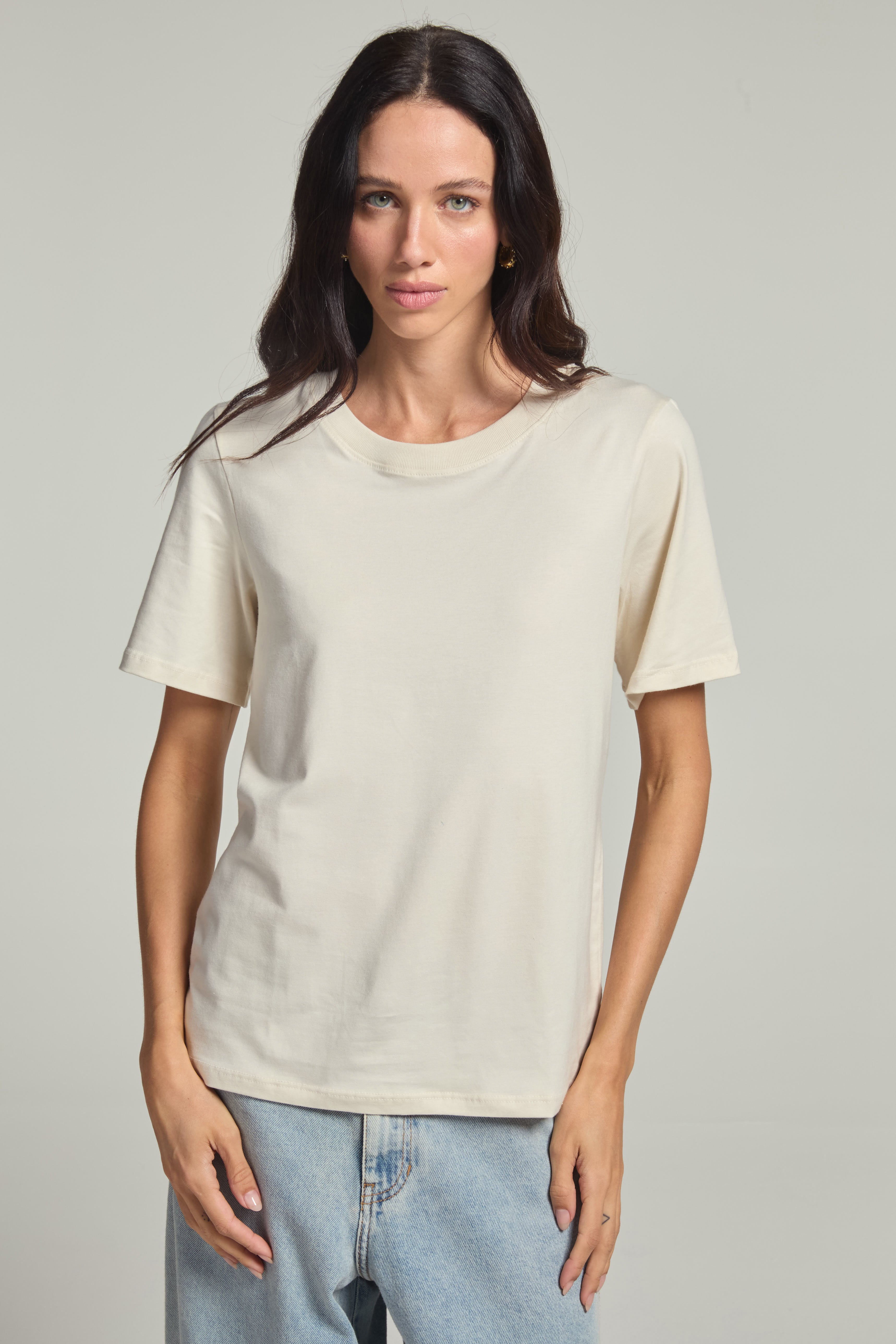 Camiseta Pima Grão de Areia