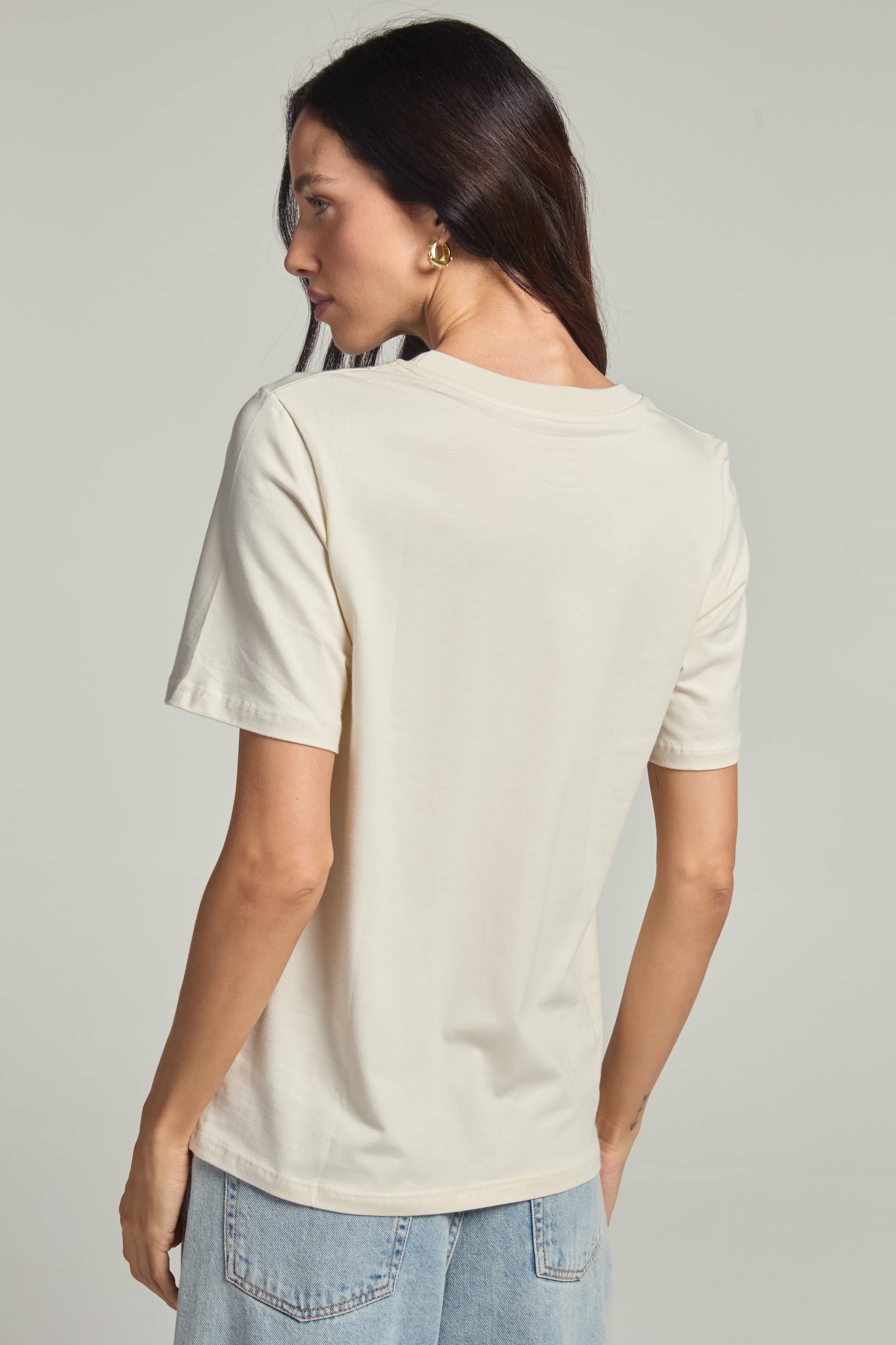 Camiseta Pima Grão de Areia
