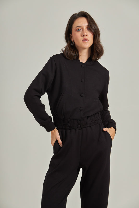Jaqueta Bomber Infinity - Preto