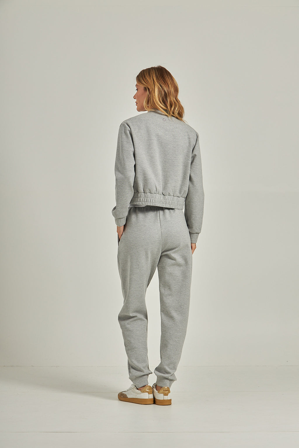 Jaqueta Bomber Infinity - Cinza mescla