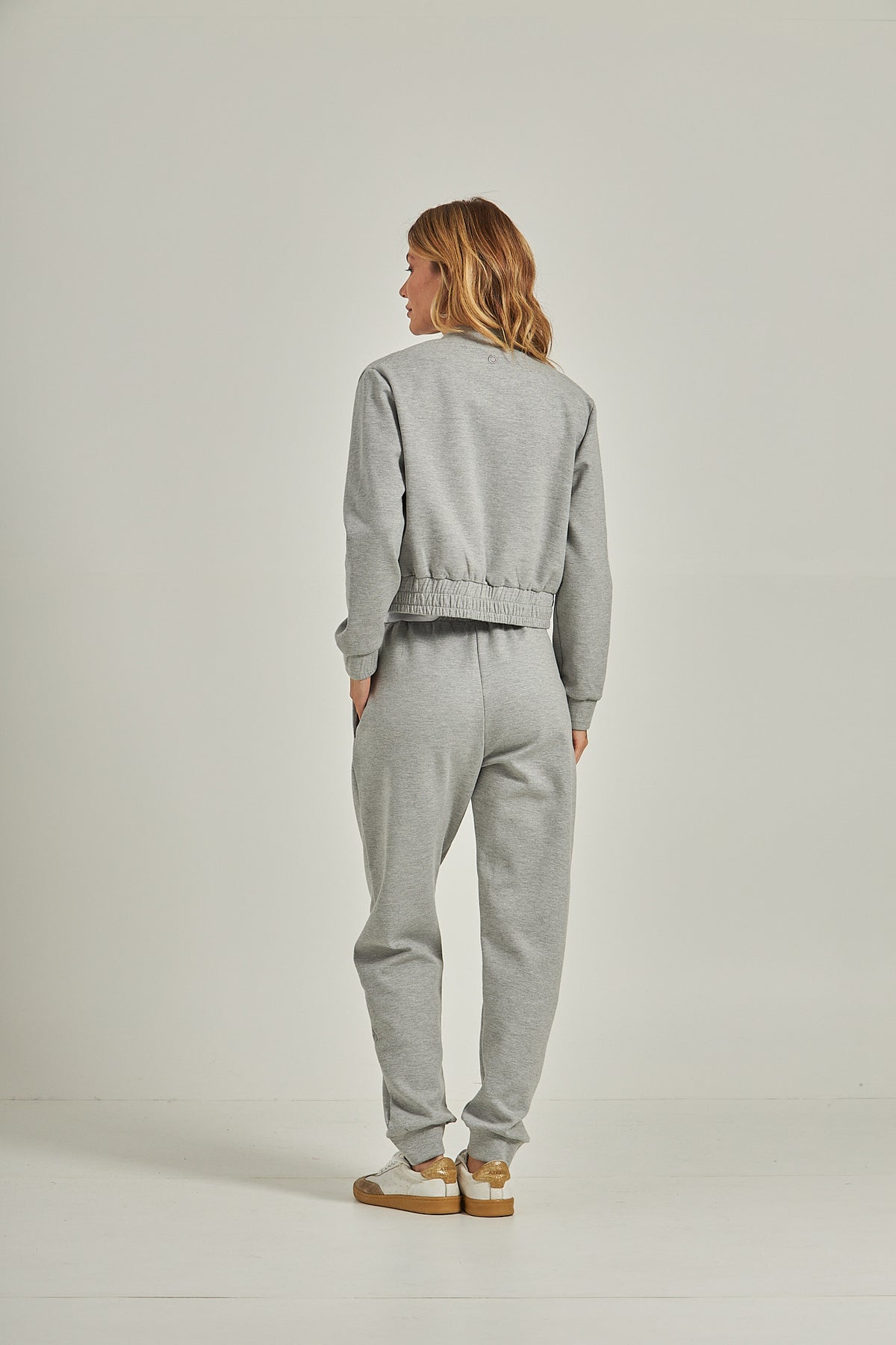 Jaqueta Bomber Infinity - Cinza mescla