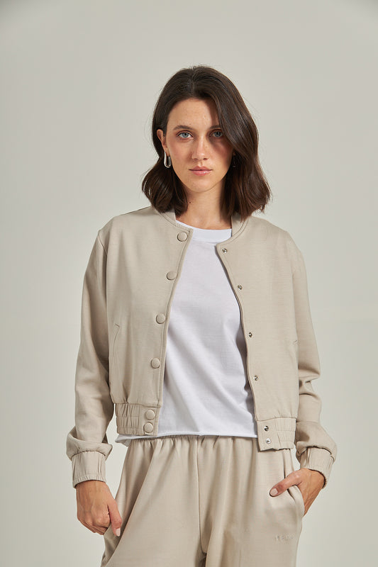 Jaqueta Bomber Infinity - Cinza