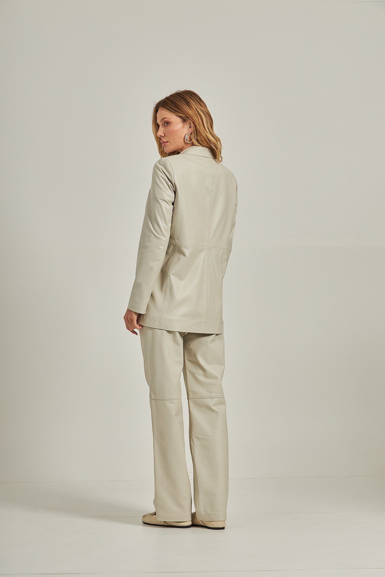 Blazer couro - Off