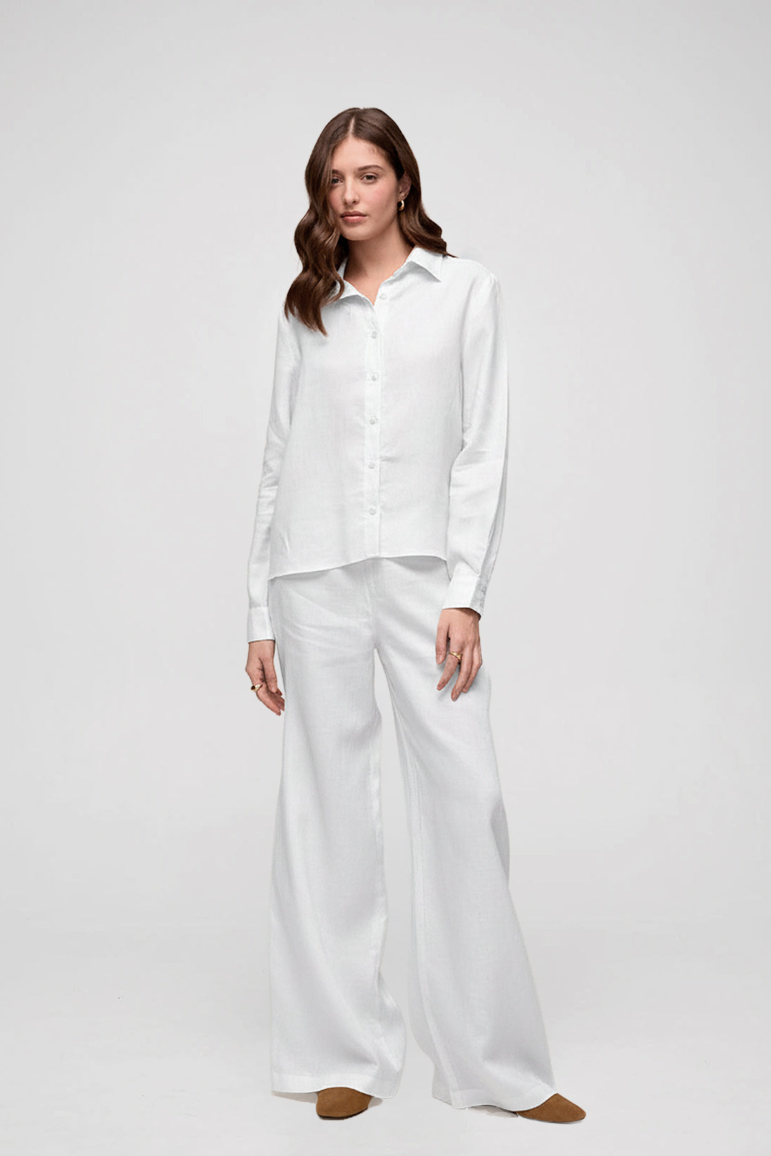 Camisa em linho - Branco