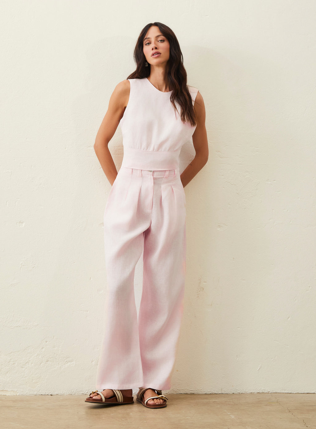 Blusa De Linho - Rosa