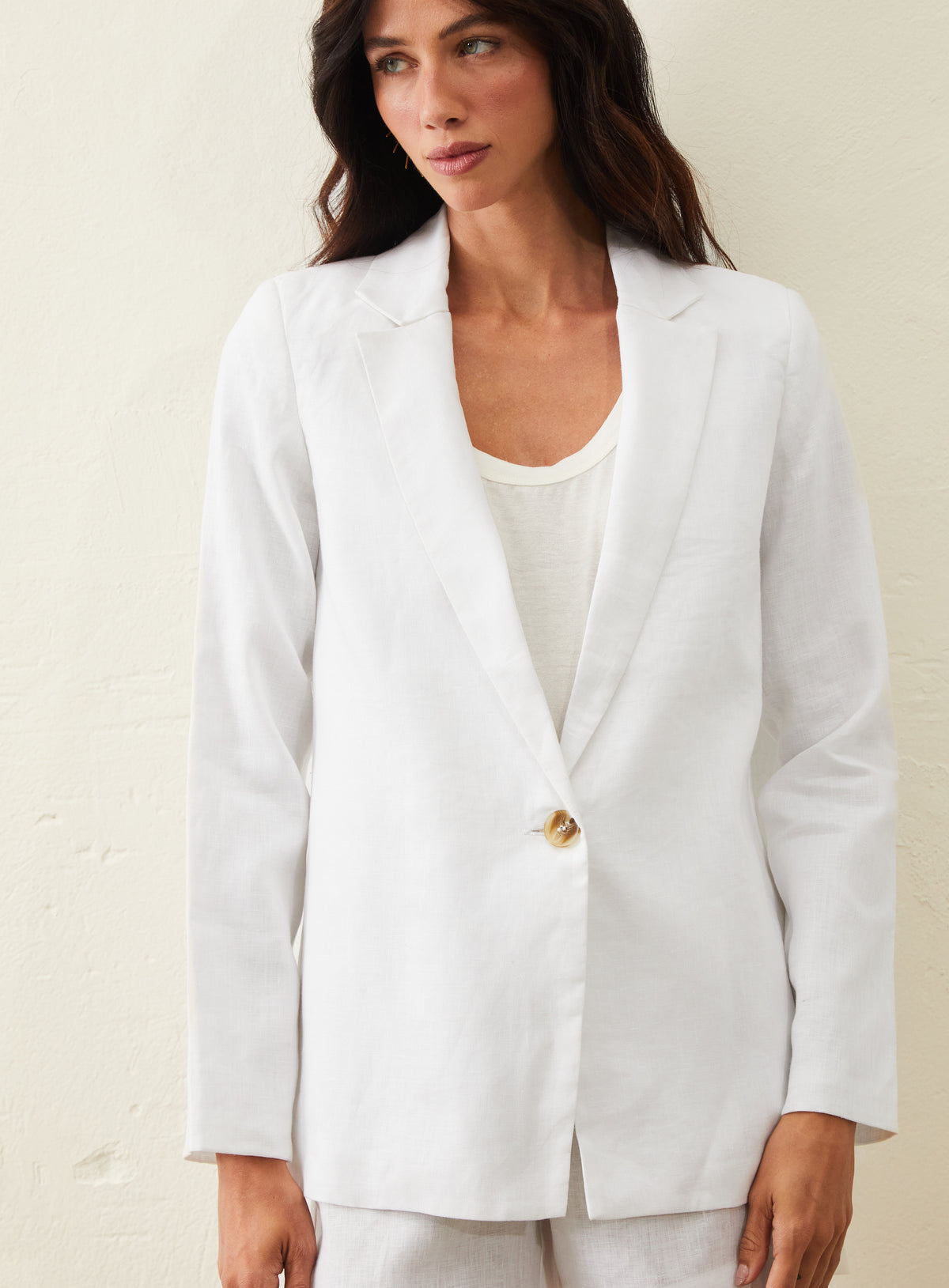 Blazer De Linho - Branco