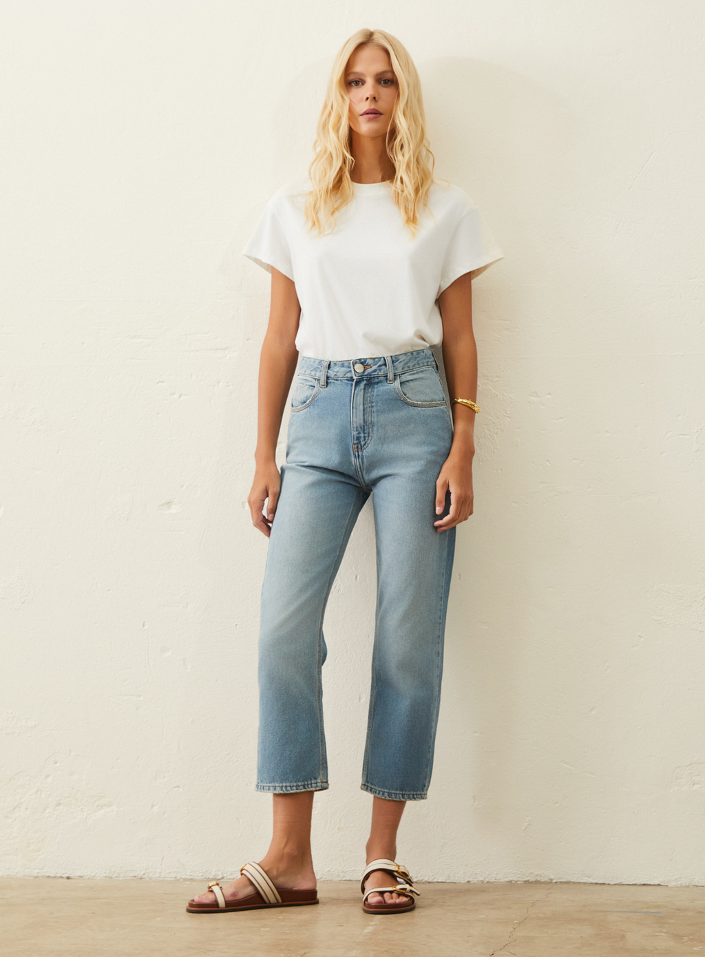 Calça Jeans Reta