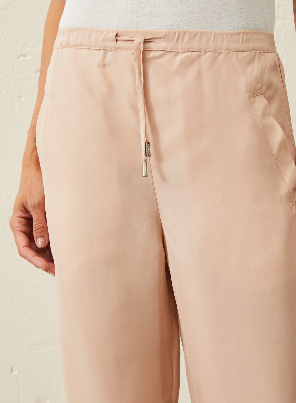 Calça De Seda - Rosa