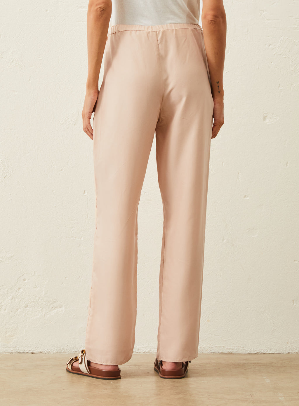 Calça De Seda - Rosa