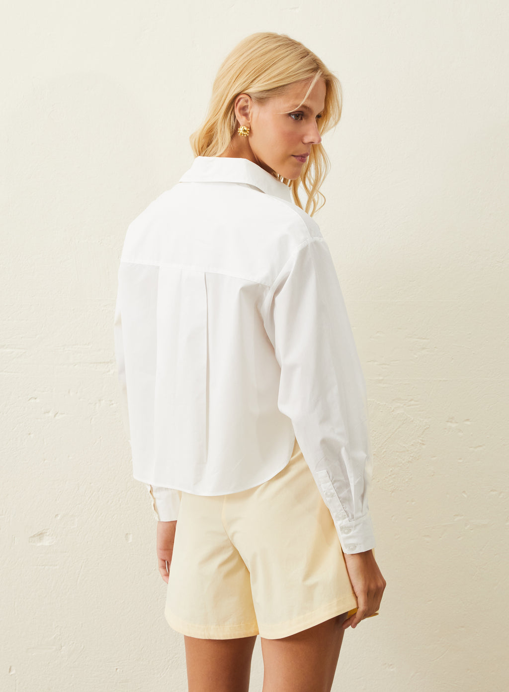 Camisa Tricoline - Branco