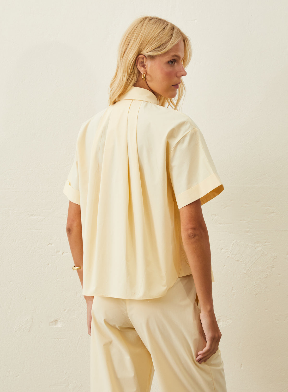 Camisa De Tricoline - Amarelo